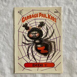 Garbage Pail Kids Card 1986 Topps - 98b  Didi T.